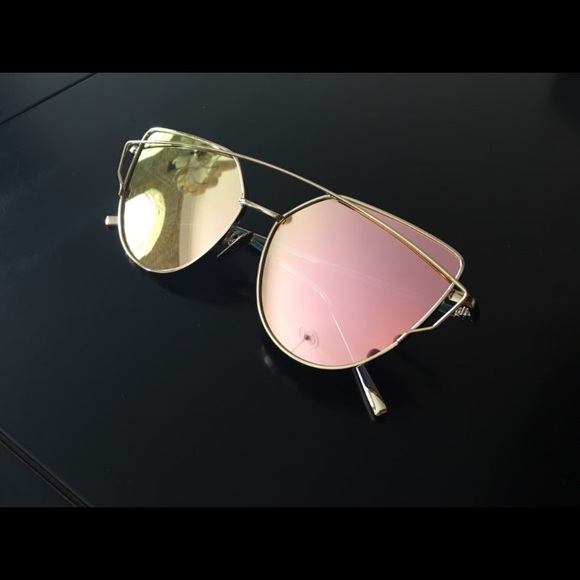 rose gold sunglasses - Picture 3 of 4